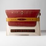 Handmade Premium Canvas Clutch Bag with Original Leather Strap - Image 4