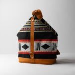 Traditional Saudi Pattern Backpack with Leather Accents - Image 6