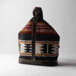Traditional Saudi Pattern Backpack with Leather Accents - Image 5