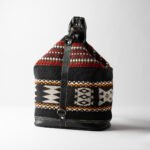 Traditional Saudi Pattern Backpack with Leather Accents - Image 4