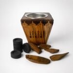 Saudi Mabkhara (Incense burner) + Bukhoor + Charcoal set - Image 2