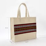 Handmade Sadu Tent Fabric Tote Bag – Traditional Saudi Design - Image 3