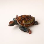 Hand-Colored Turtle Souvenir from Red Sea