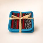 Hand-Made Traditional Sadu Coaster Set - Image 2