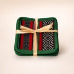 Hand-Made Traditional Sadu Coaster Set - Image 5