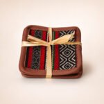 Hand-Made Traditional Sadu Coaster Set - Image 4