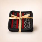 Hand-Made Traditional Sadu Coaster Set - Image 3