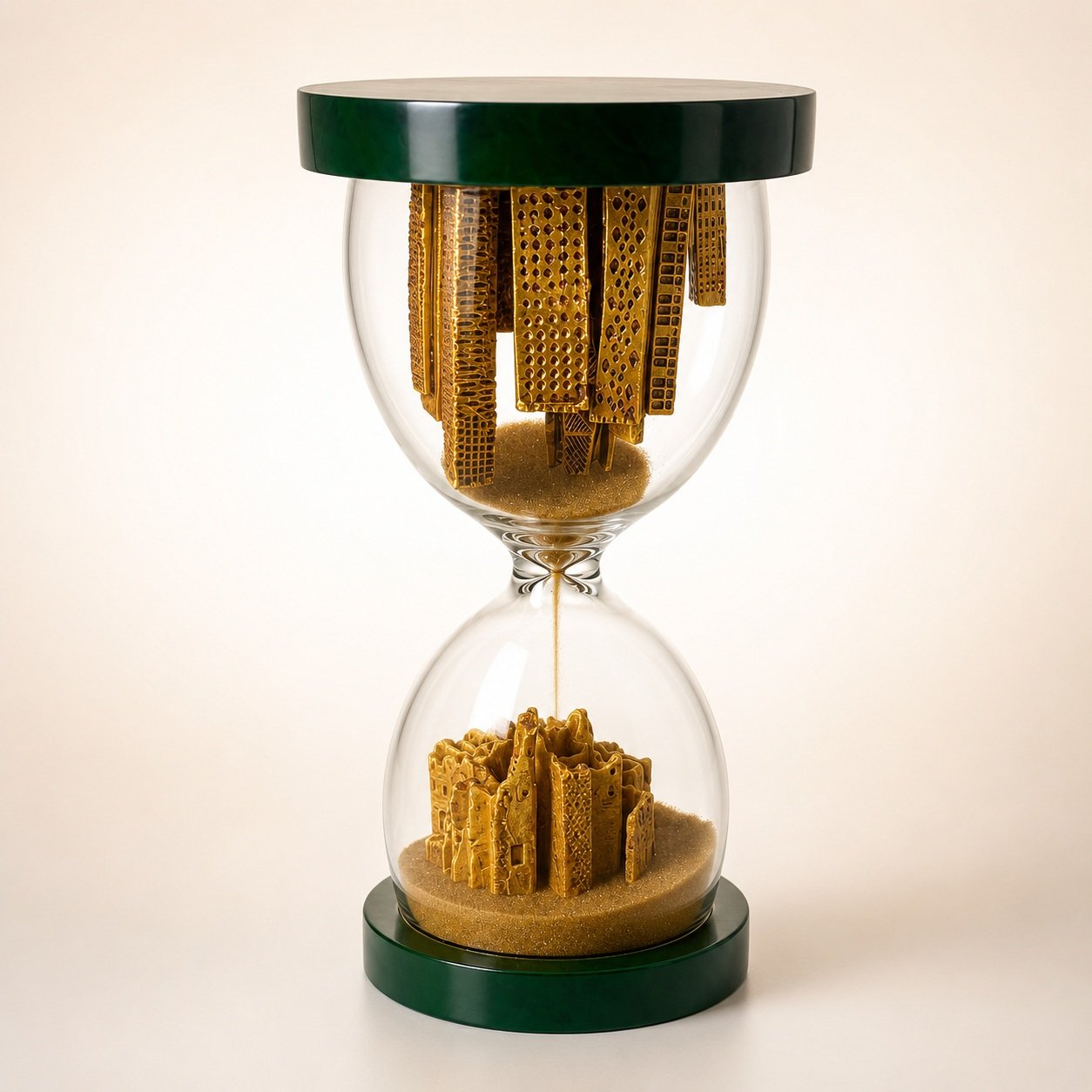 sand timer (1) Luxury Sand Timer with KAFD & Diriyah Mini Models - Image 1
