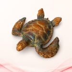 Hand-Colored Red Sea Turtle Figurine | Saudi Souvenir Decor - Image 2