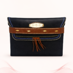 Handmade Premium Canvas Clutch Bag with Original Leather Strap - Image 8