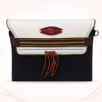 Handmade Premium Canvas Clutch Bag with Original Leather Strap - Image 7