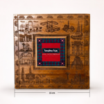 Saudi Heritage Wooden Frame – National Day Gift